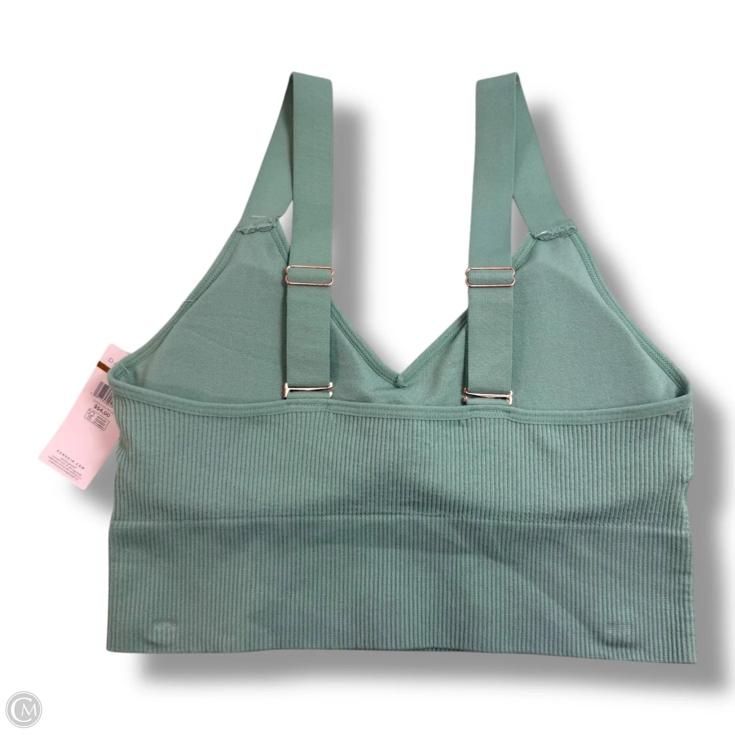 Athletic Bra By Danskin In Green, Size: 1x