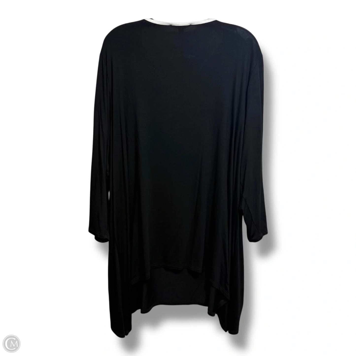 Top Long Sleeve By Cable And Gauge In Black, Size: 3x