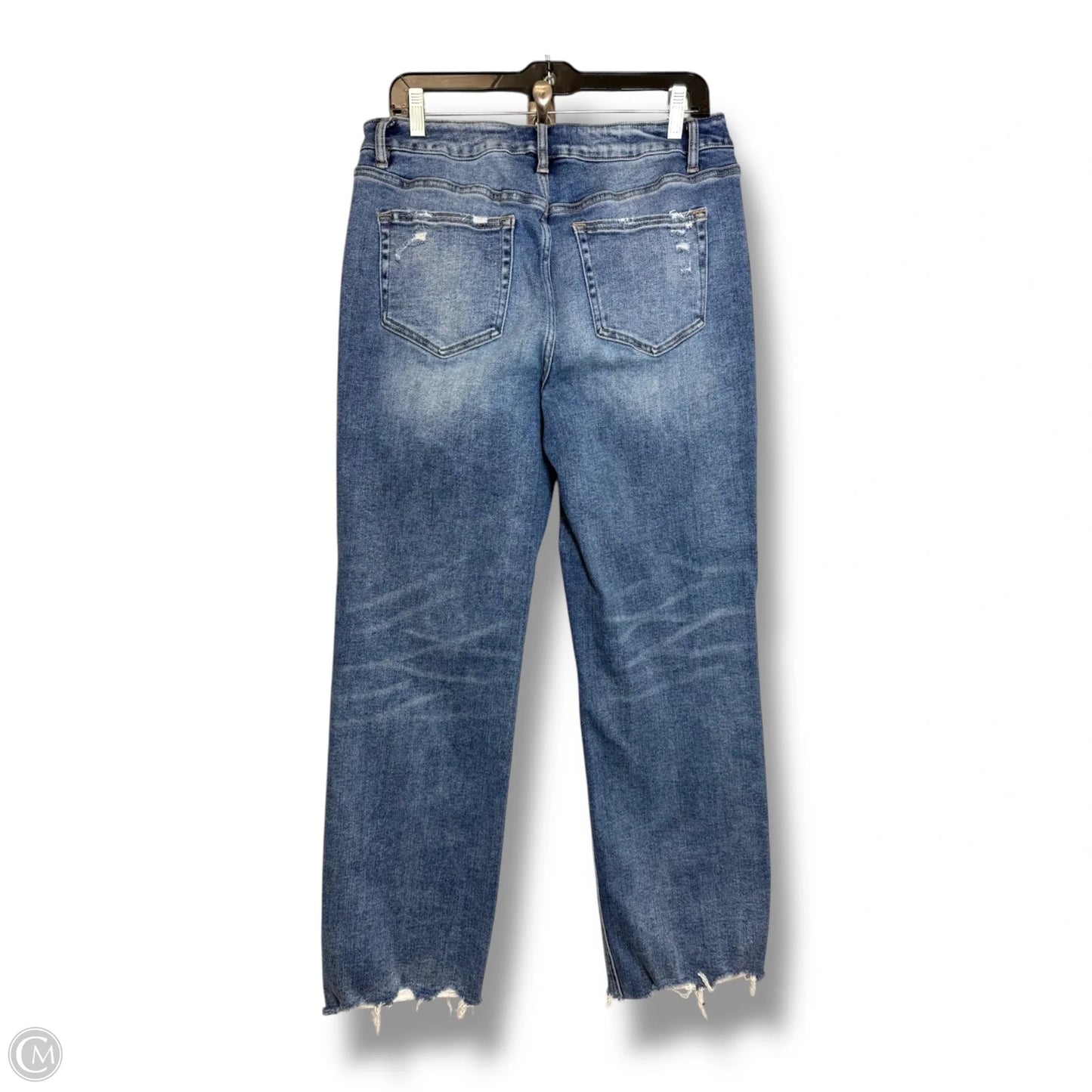 Jeans Wide Leg By MICA In Blue Denim, Size: 10