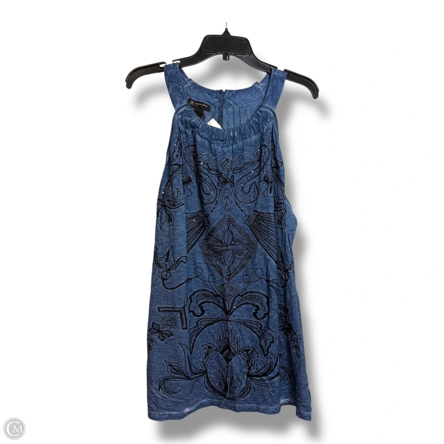 Top Sleeveless By Inc In Blue, Size: 3x