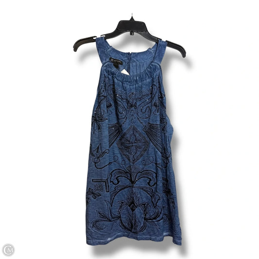 Top Sleeveless By Inc In Blue, Size: 3x