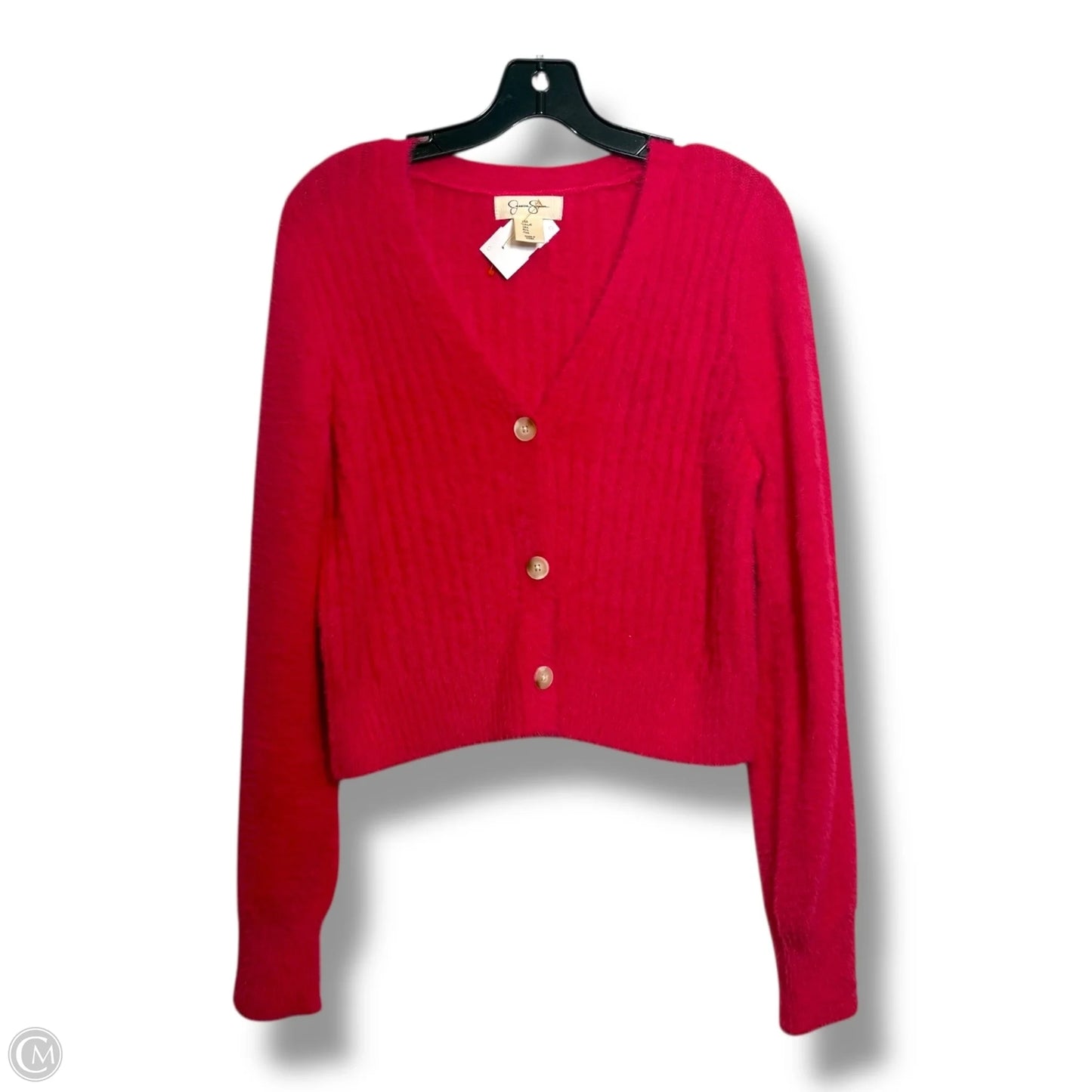 Cardigan By Jessica Simpson In Pink, Size: L