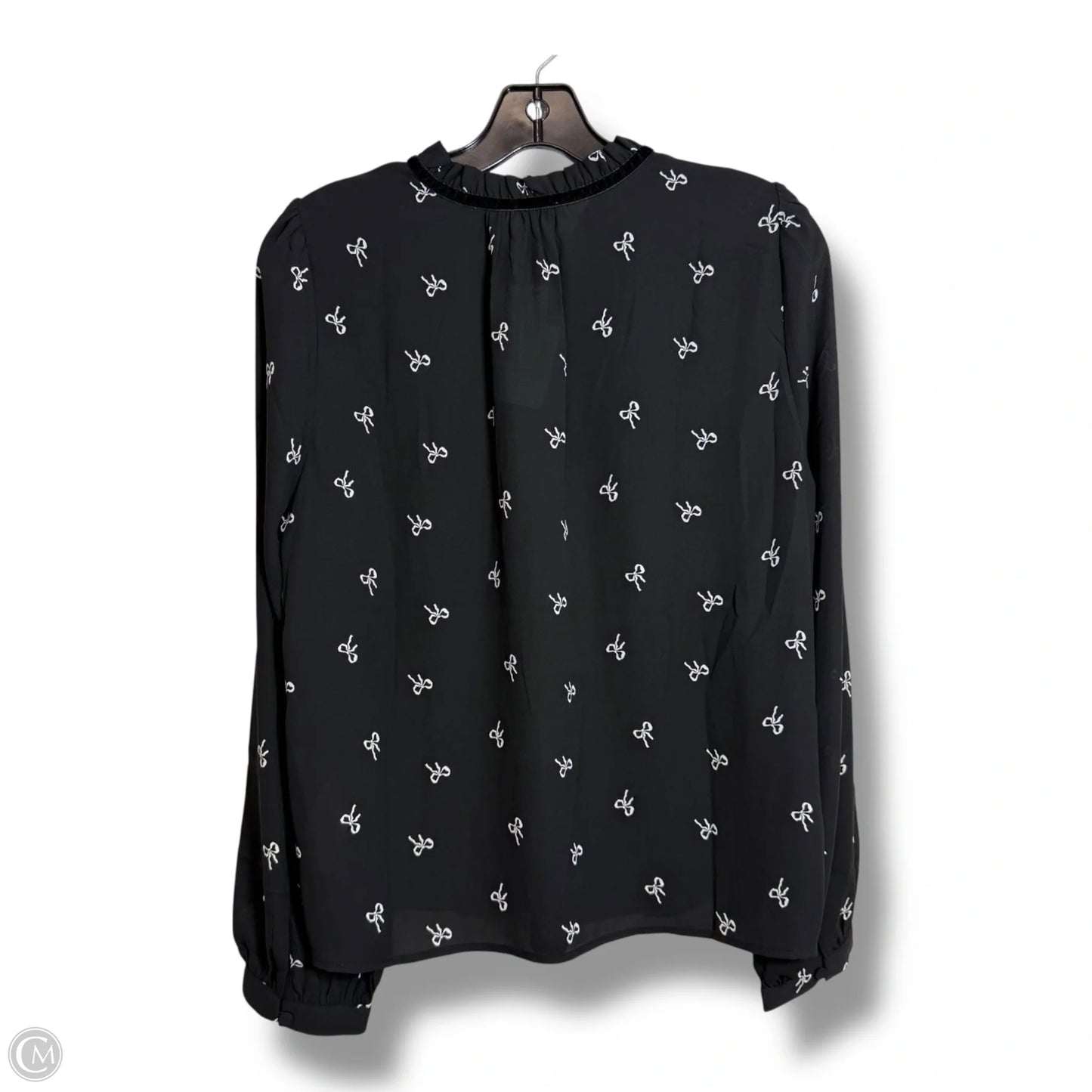 Top Long Sleeve By J. Crew In Black, Size: M