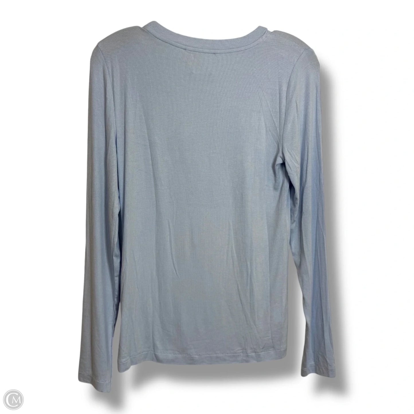Top Long Sleeve Basic By Loft In Blue, Size: M