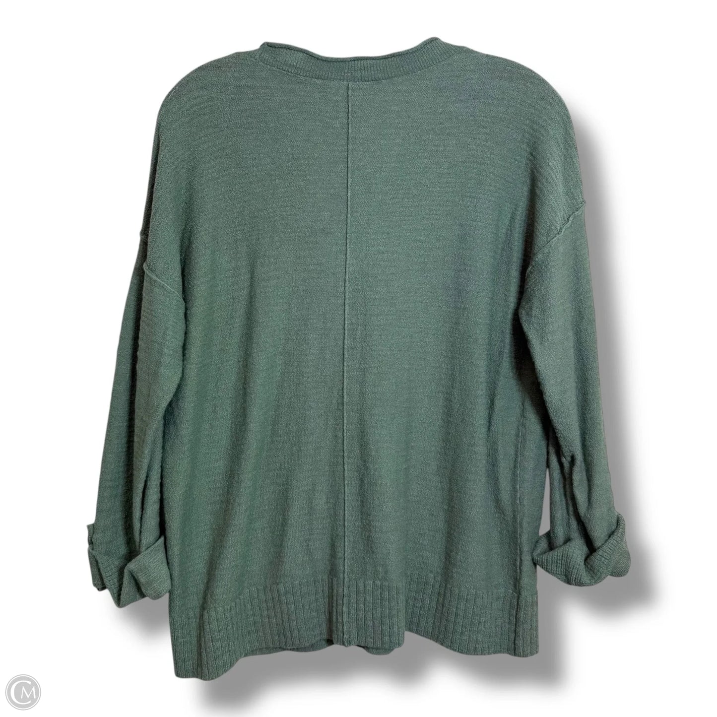Top 3/4 Sleeve By Loft In Green, Size: S