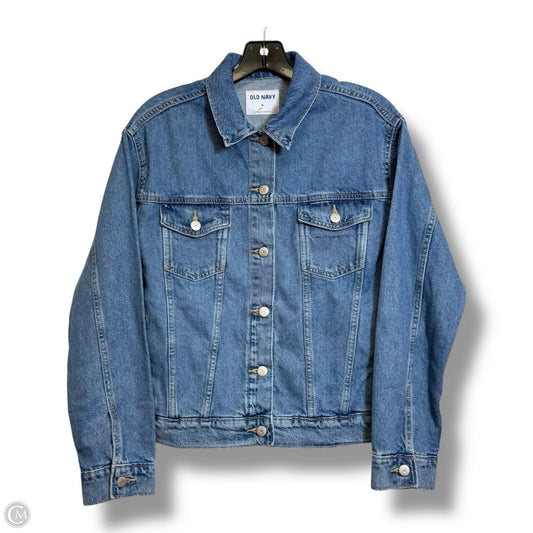 Jacket Denim By Old Navy In Blue Denim, Size: M
