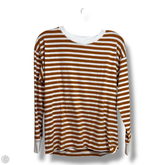 Top Long Sleeve By J. Crew In Striped Pattern, Size: S