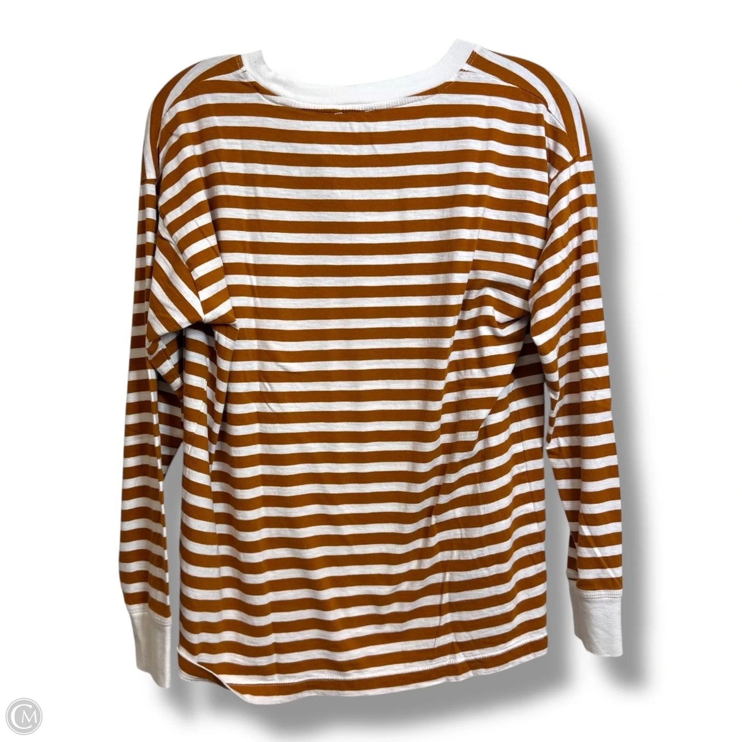 Top Long Sleeve By J. Crew In Striped Pattern, Size: S