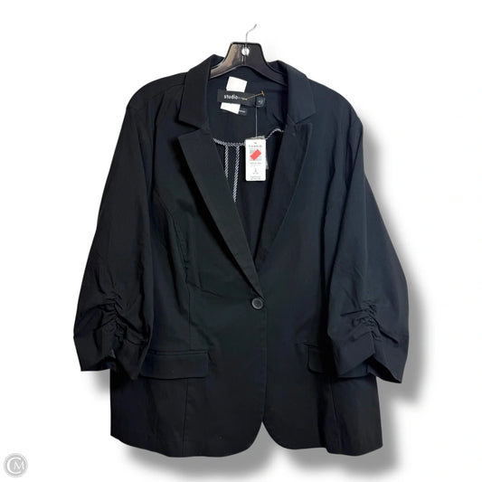 Blazer By Studio In Black, Size: 3x