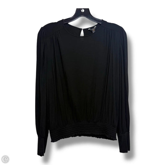 Top Long Sleeve By Ann Taylor In Black, Size: Mp