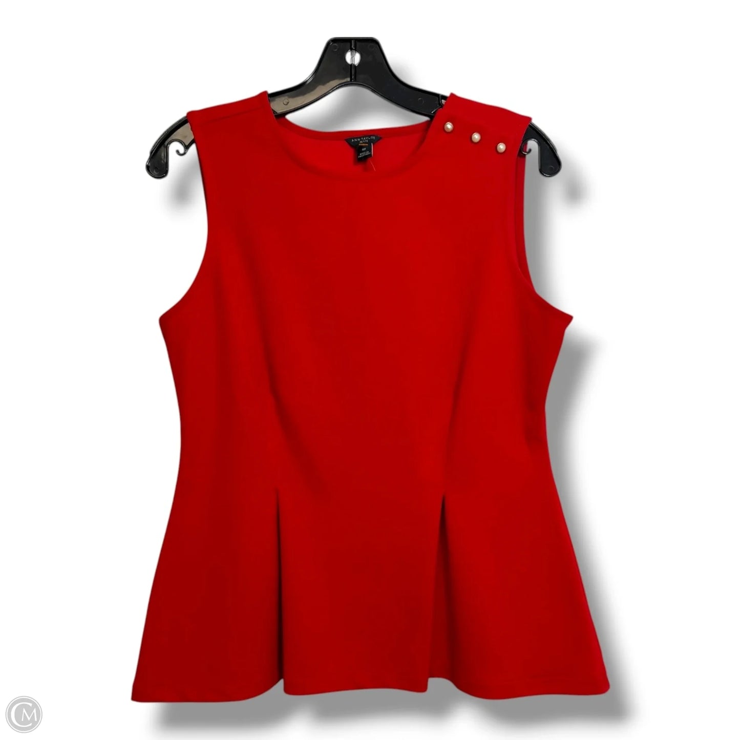 Top Sleeveless By 1901 In Red, Size: Mp