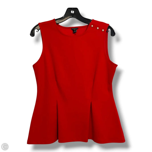 Top Sleeveless By 1901 In Red, Size: Mp