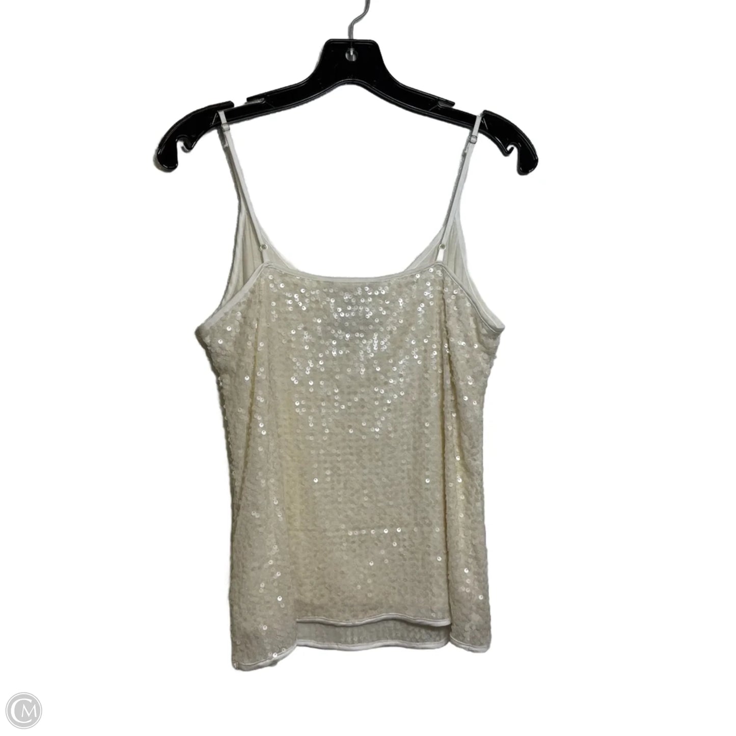 Tank Top By Banana Republic In Ivory, Size: M