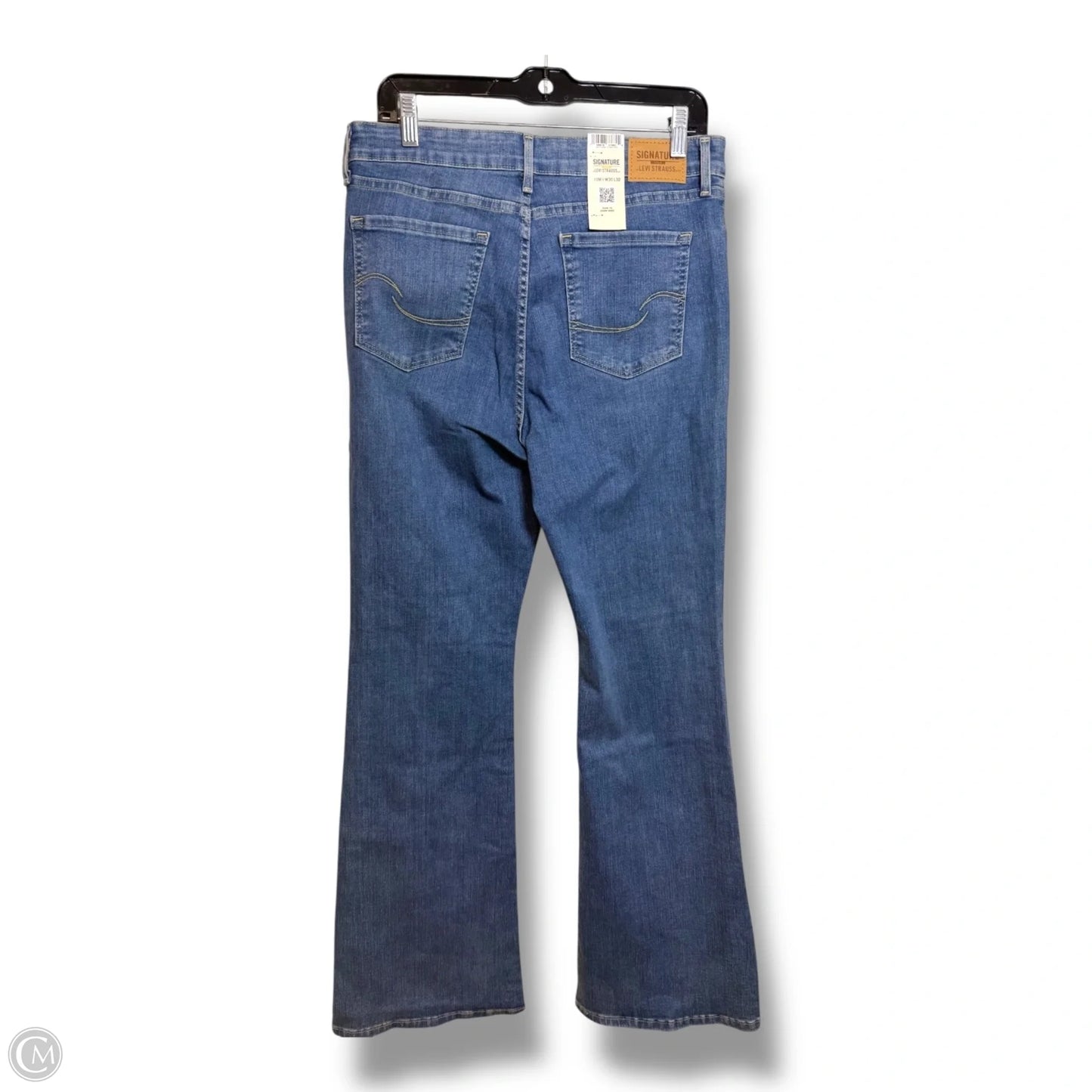 Jeans high rise Flared By Levis In Blue Denim, Size: 10