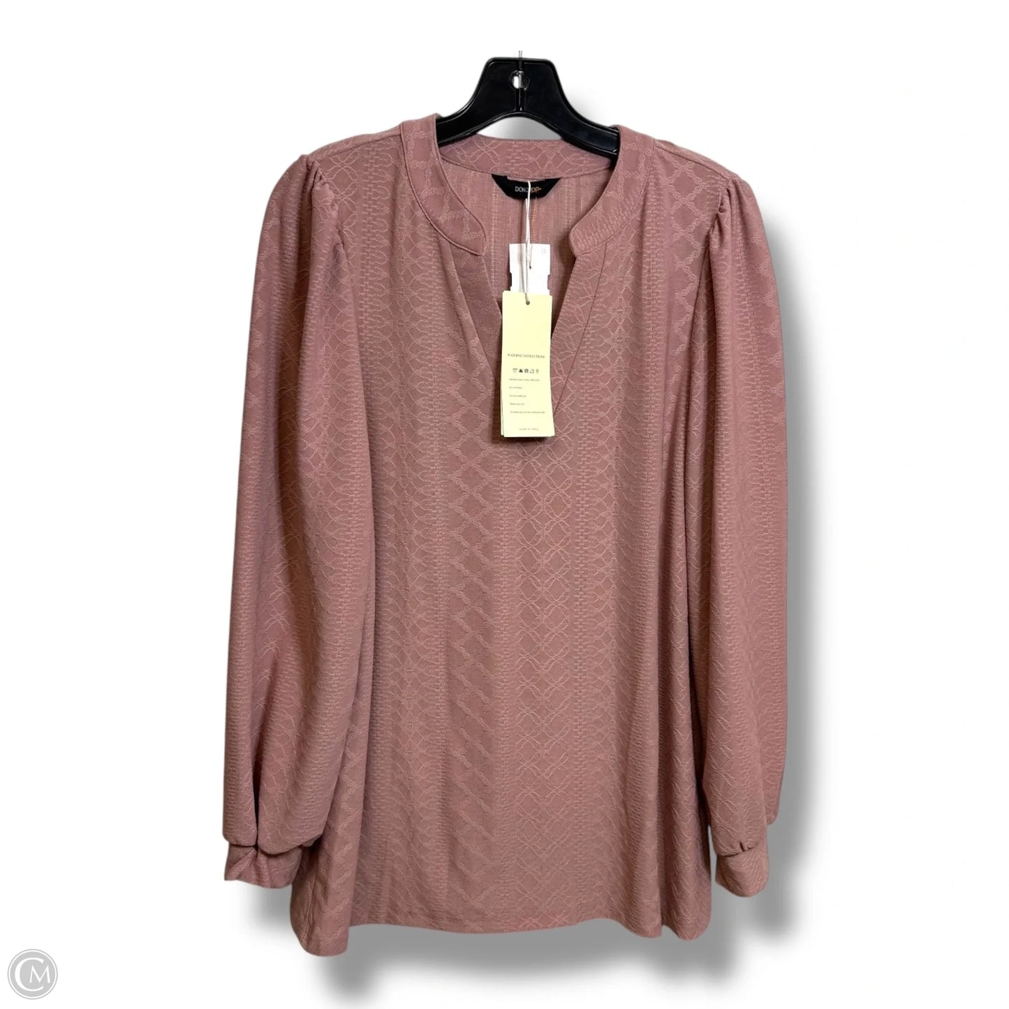 Top Long Sleeve By Cmf In Mauve, Size: S