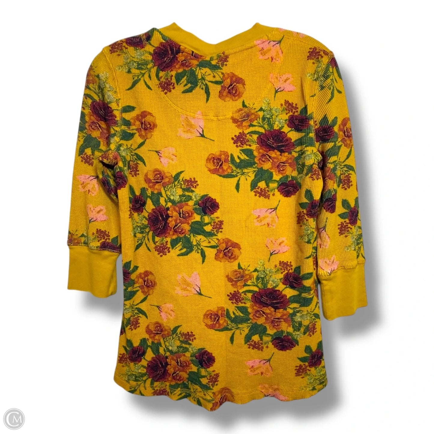 Top Long Sleeve By Sundance In Floral Print, Size: M