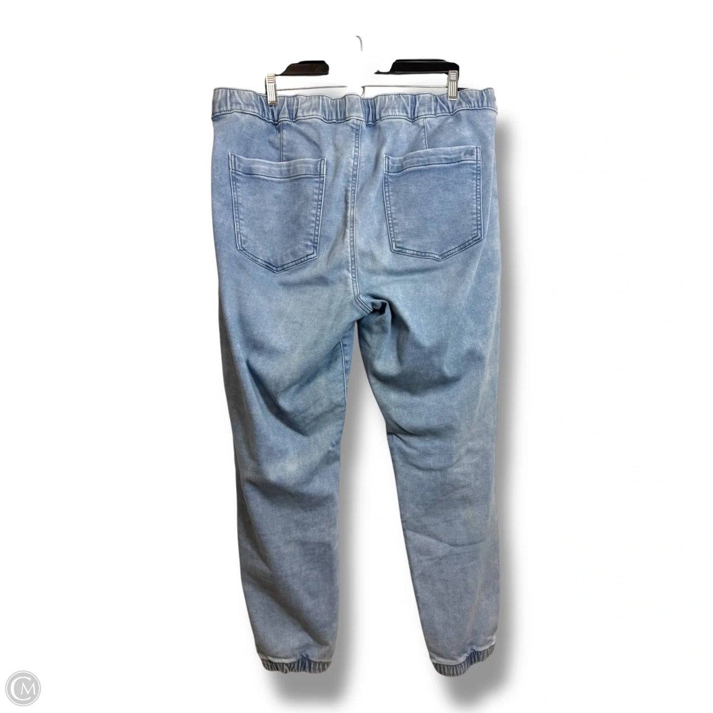 Jeans Skinny By American Eagle In Blue Denim, Size: 18
