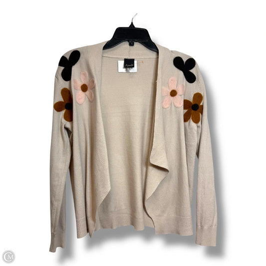 Cardigan By Clothes Mentor In Beige, Size: M
