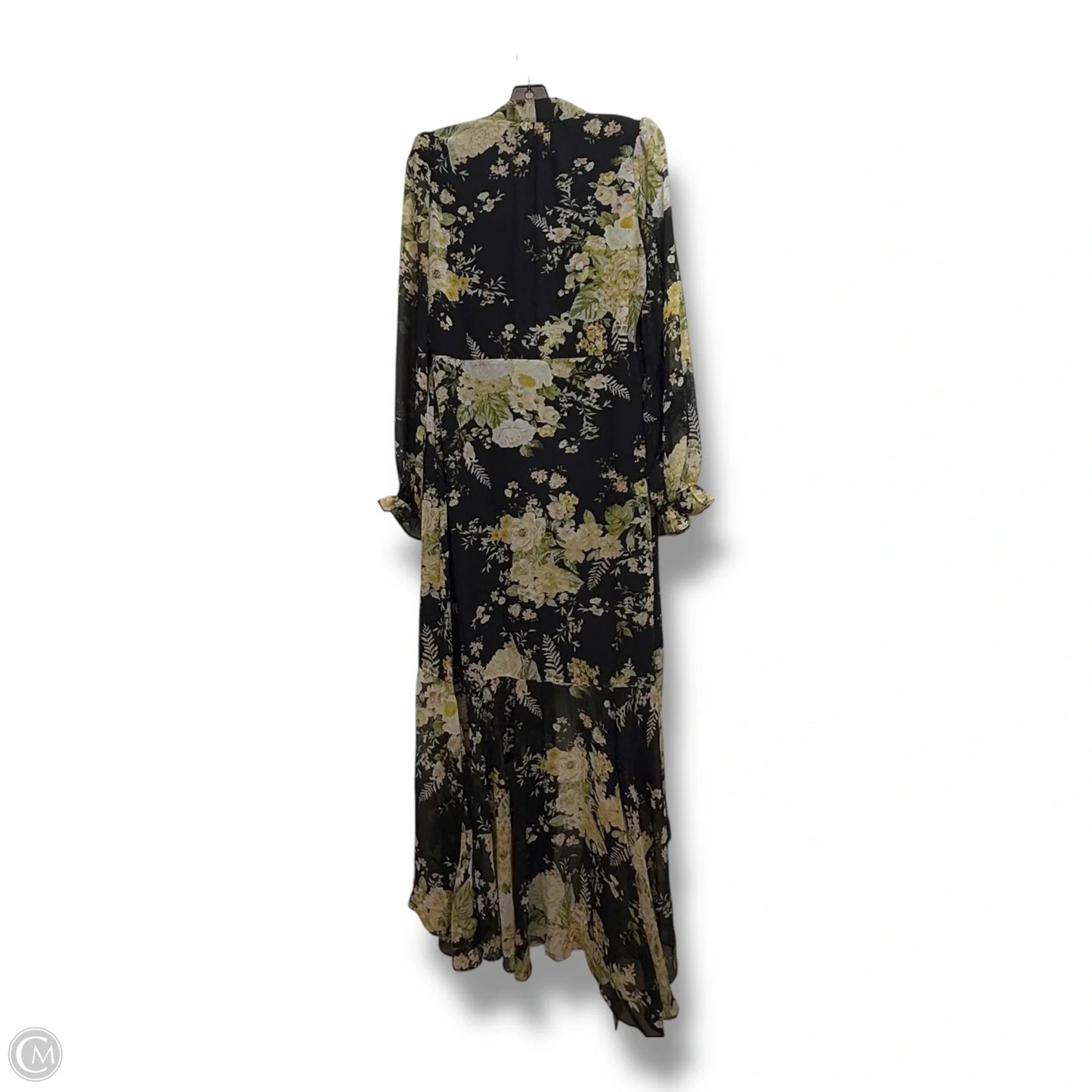 Wrap Dress Casual Maxi By Astr In Floral Print, Size: L