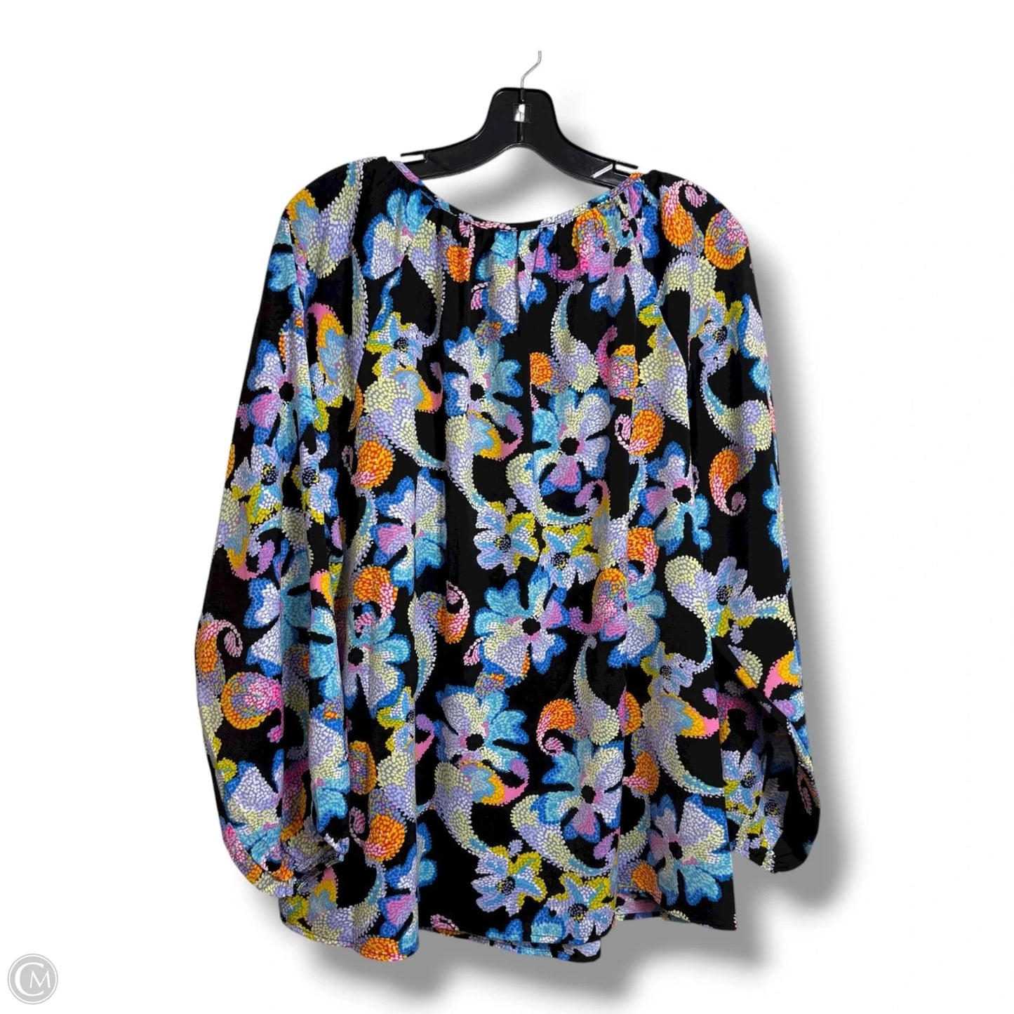 Top Long Sleeve By Emily Wonder In Multi-colored, Size: 1x