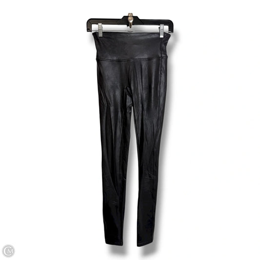 Athletic Leggings By Spanx In Black, Size: S