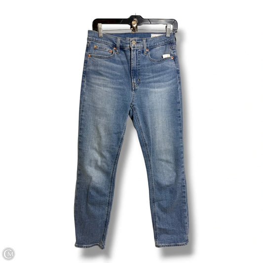 Jeans Straight By Gap In Blue Denim, Size: 4