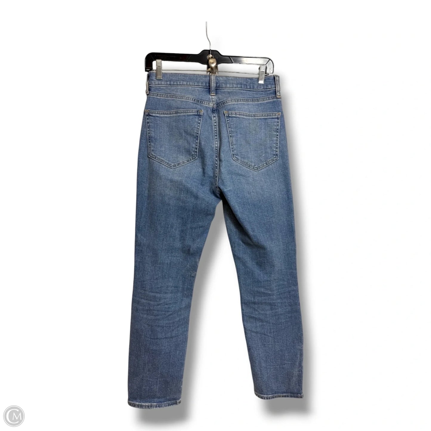 Jeans Straight By Gap In Blue Denim, Size: 4