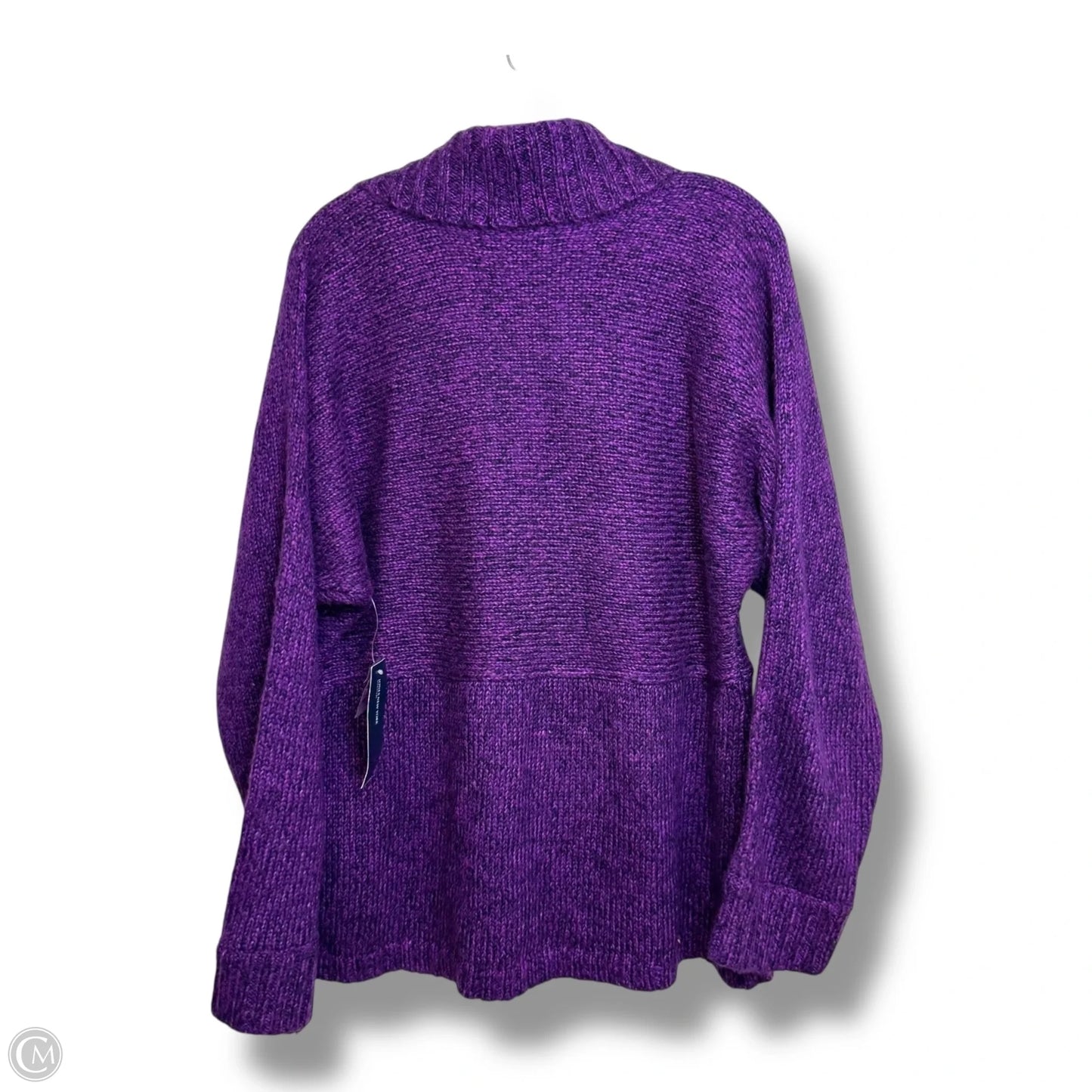 Cardigan By Jones New York In Purple, Size: Xl