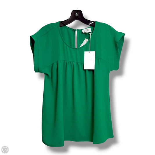 Top Short Sleeve By Andree By Unit In Green, Size: S