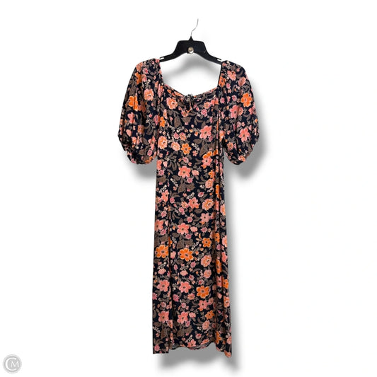 Dress Casual Maxi By Old Navy In Floral Print, Size: M
