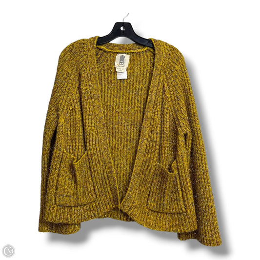 Cardigan By Clothes Mentor In Yellow, Size: M