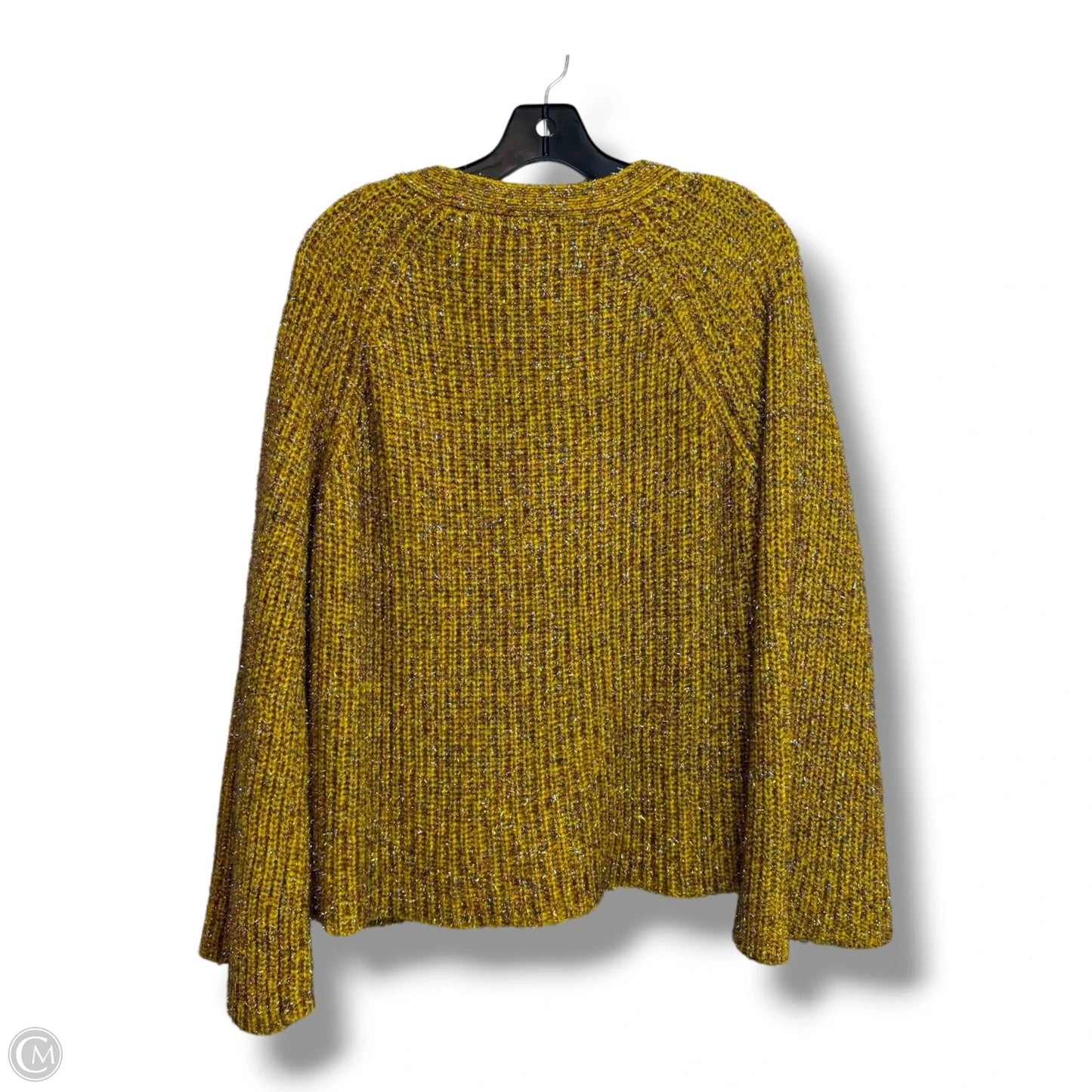 Cardigan By Clothes Mentor In Yellow, Size: M