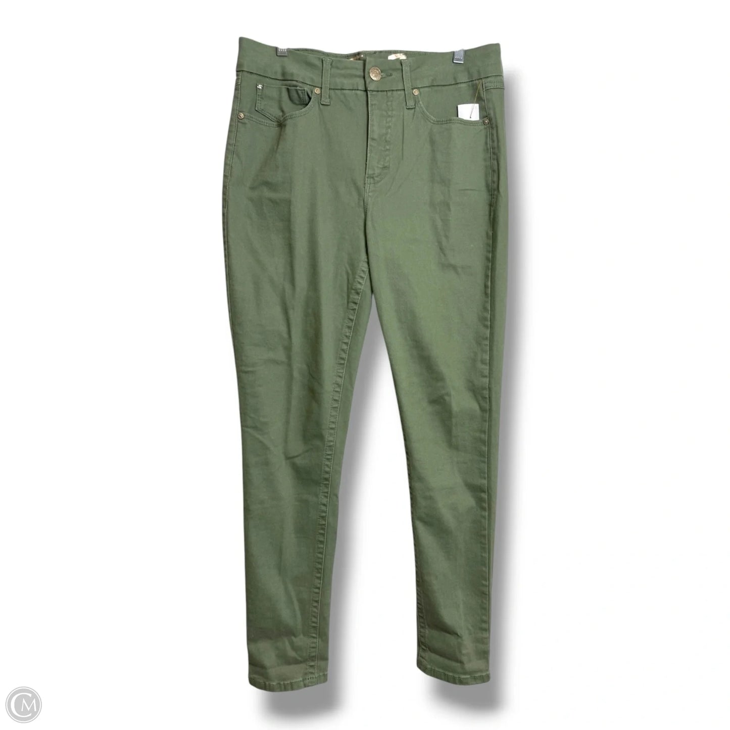 Jeans Straight By Seven 7 In Green, Size: 12