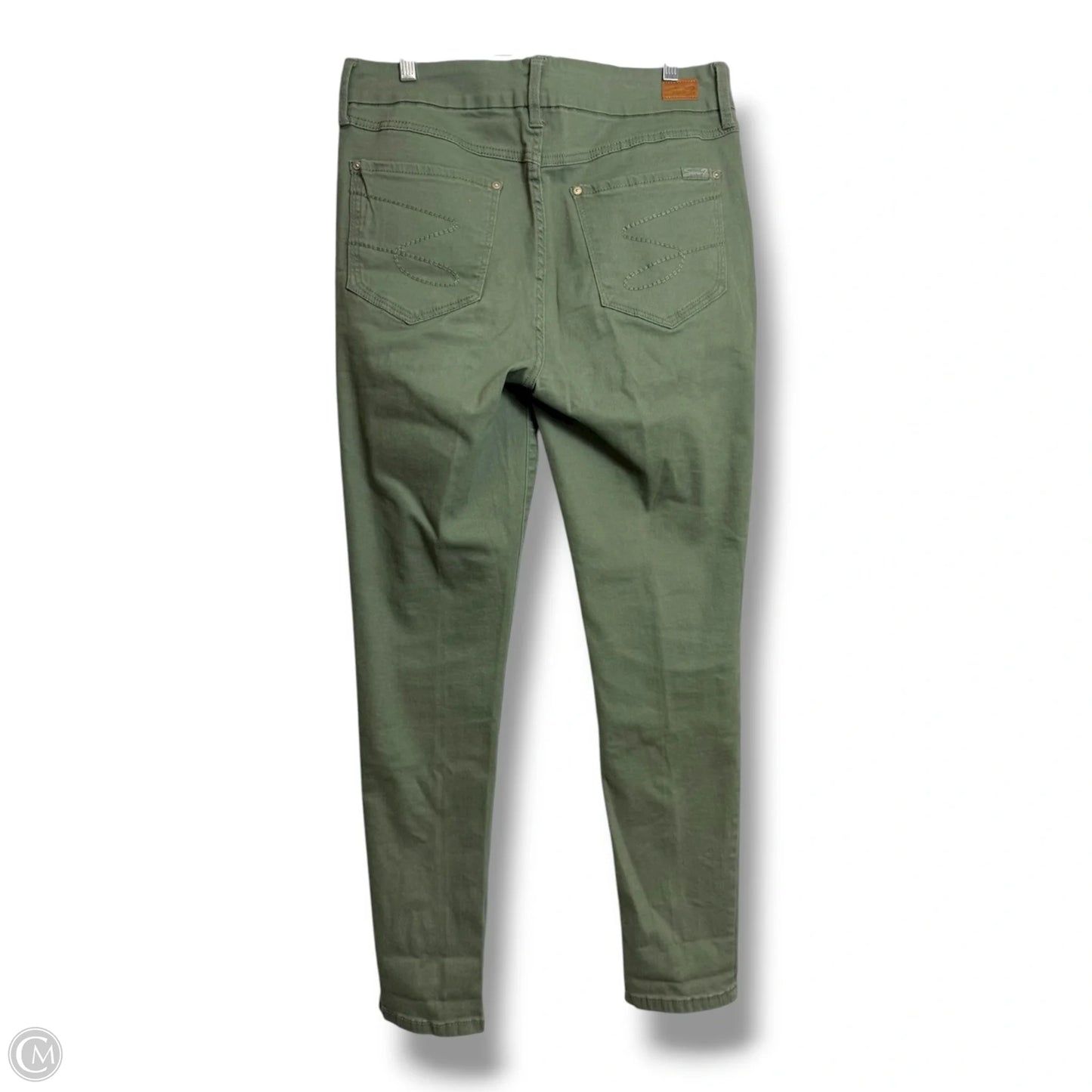 Jeans Straight By Seven 7 In Green, Size: 12
