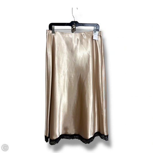 Skirt Midi By Nicole Miller In Beige, Size: M