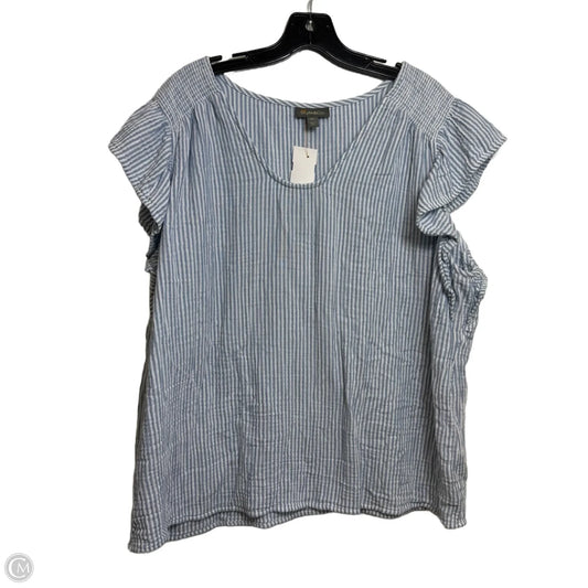 Top Sleeveless By Style And Company In Striped Pattern, Size: Xxl