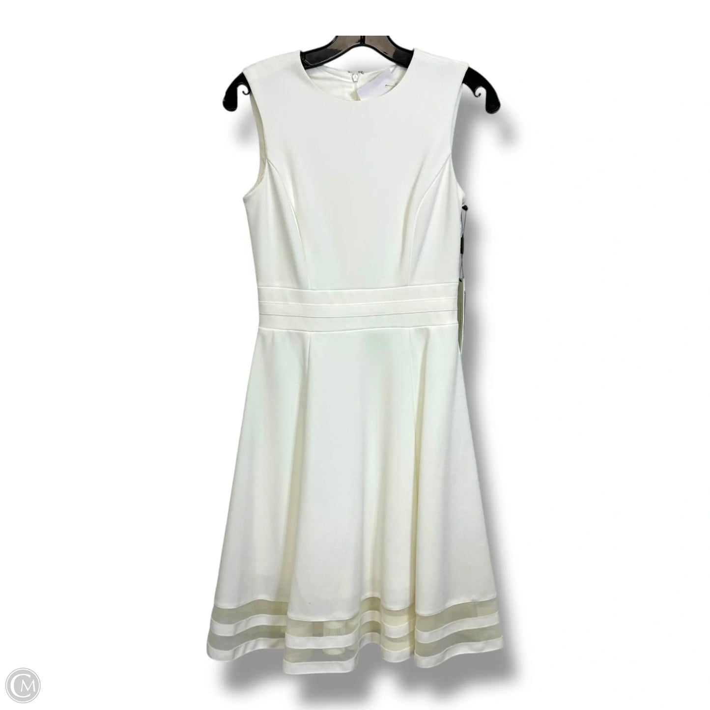 Dress Party Short By Calvin Klein In White, Size: 2