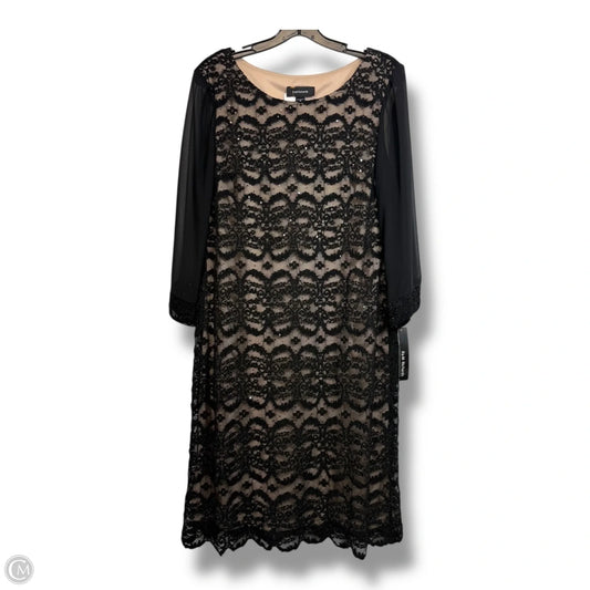 Dress Party Short By R And M Richards In Black, Size: 16