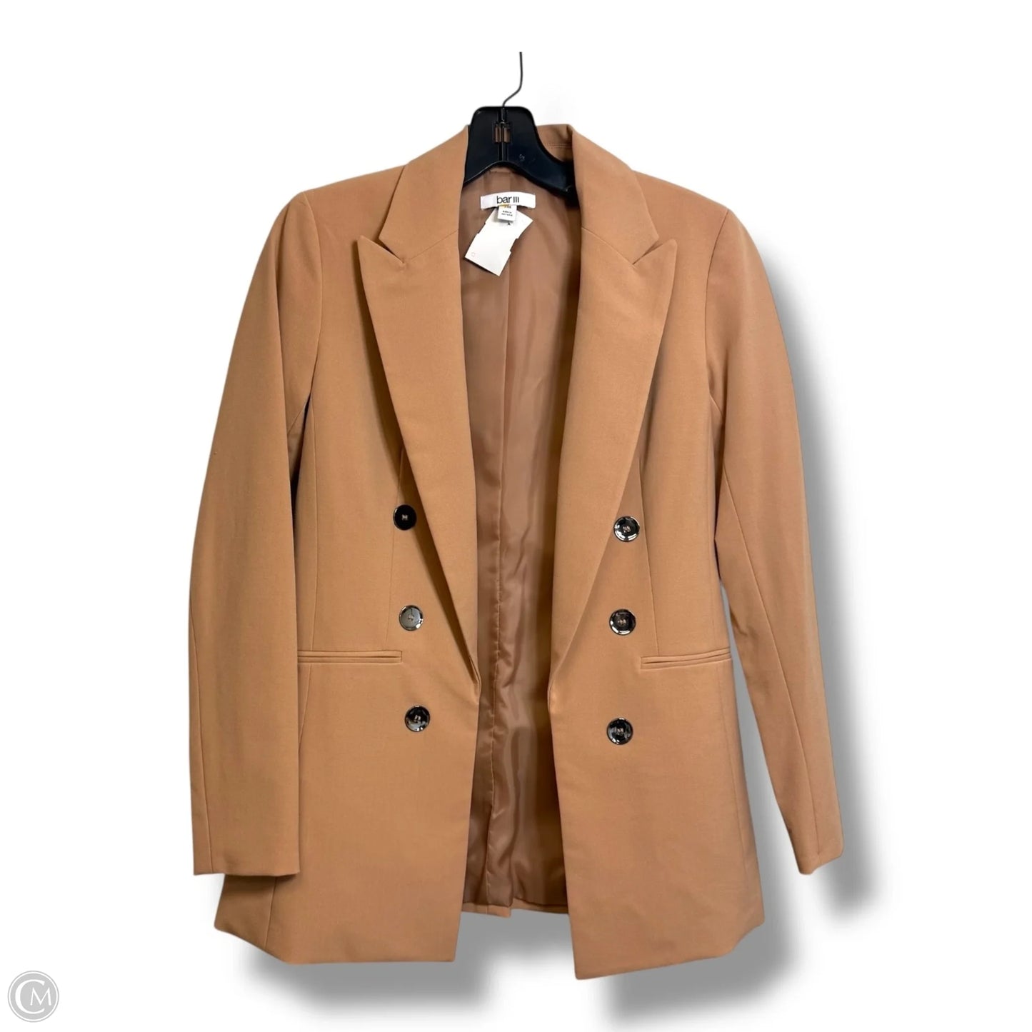 Blazer By Bar Iii In Tan, Size: Xxs