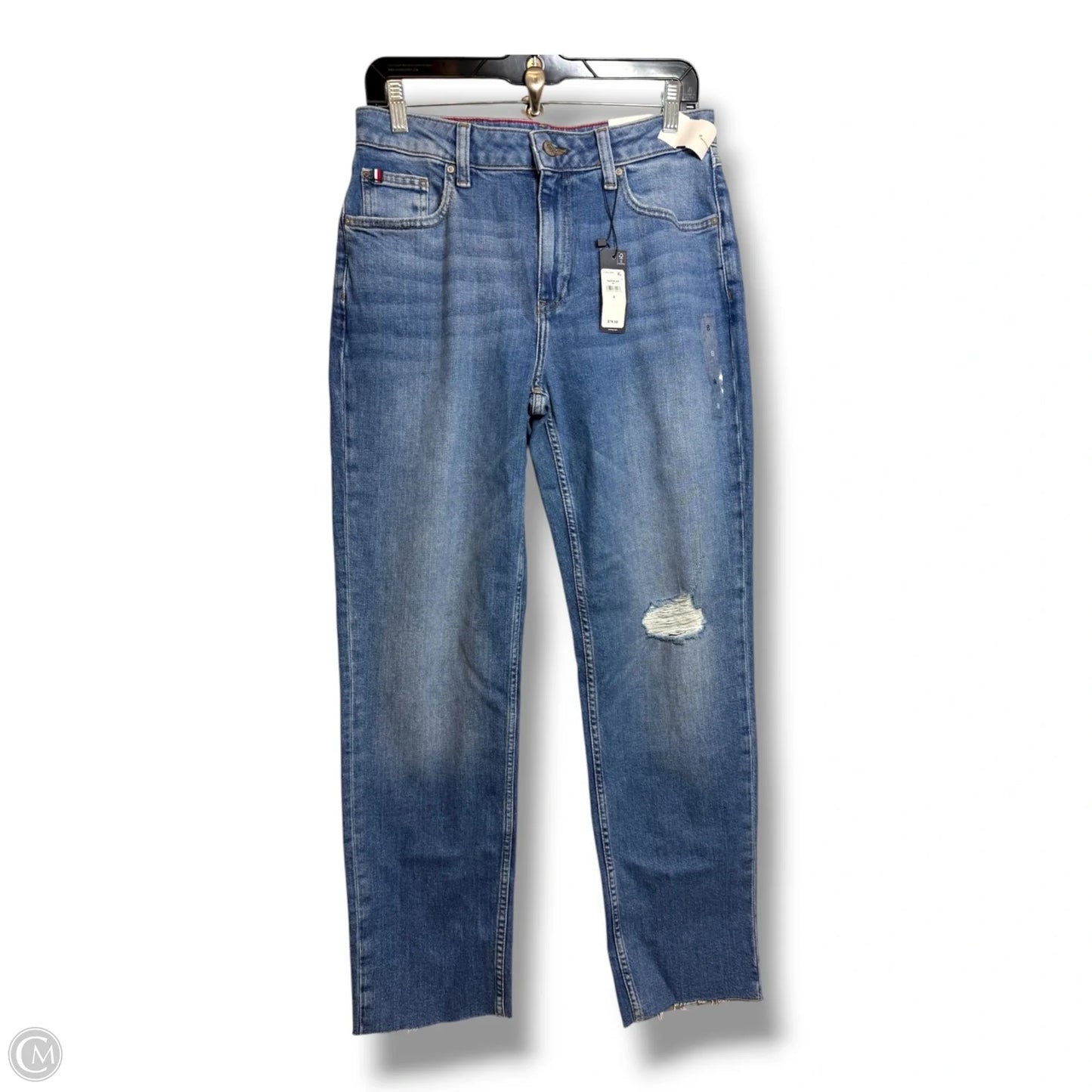 Jeans Straight By Tommy Hilfiger In Blue Denim, Size: 8