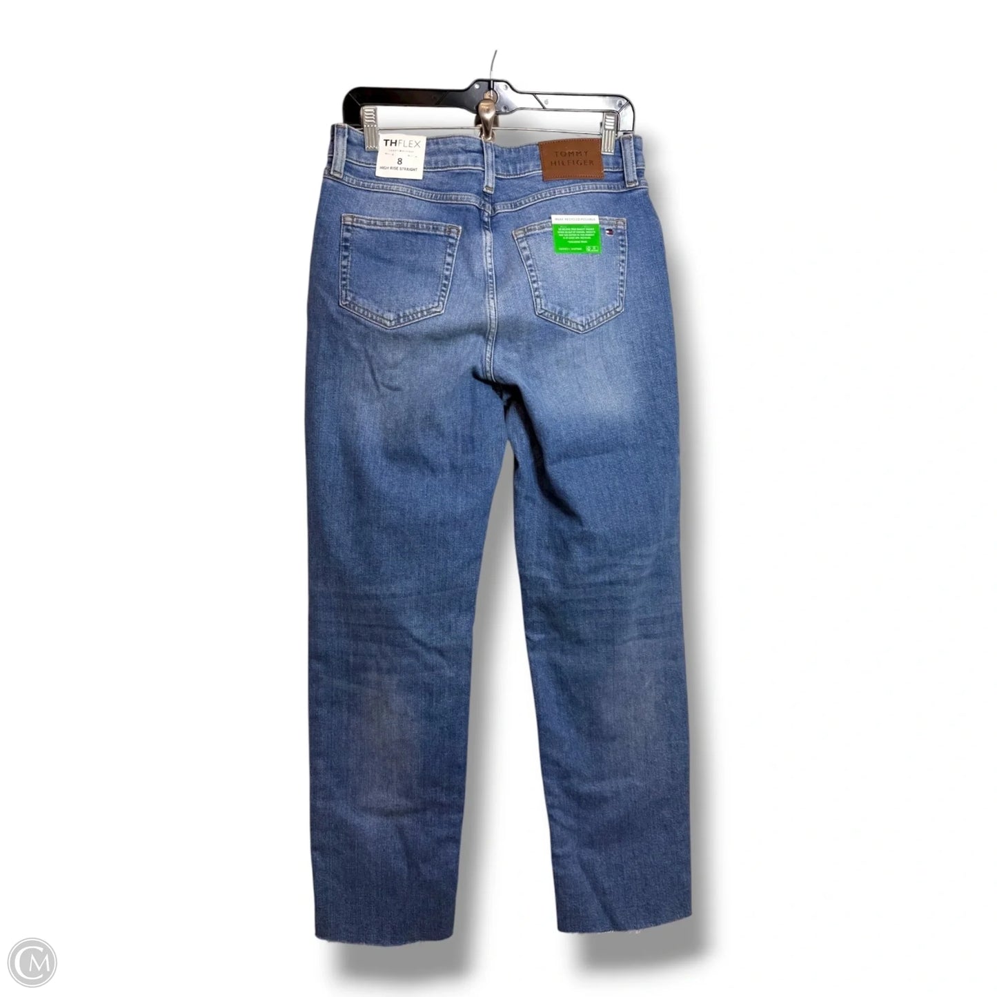 Jeans Straight By Tommy Hilfiger In Blue Denim, Size: 8