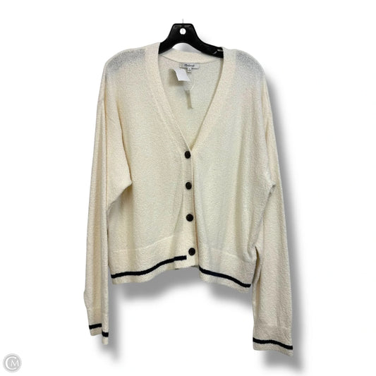Cardigan By Madewell In Ivory, Size: Xl