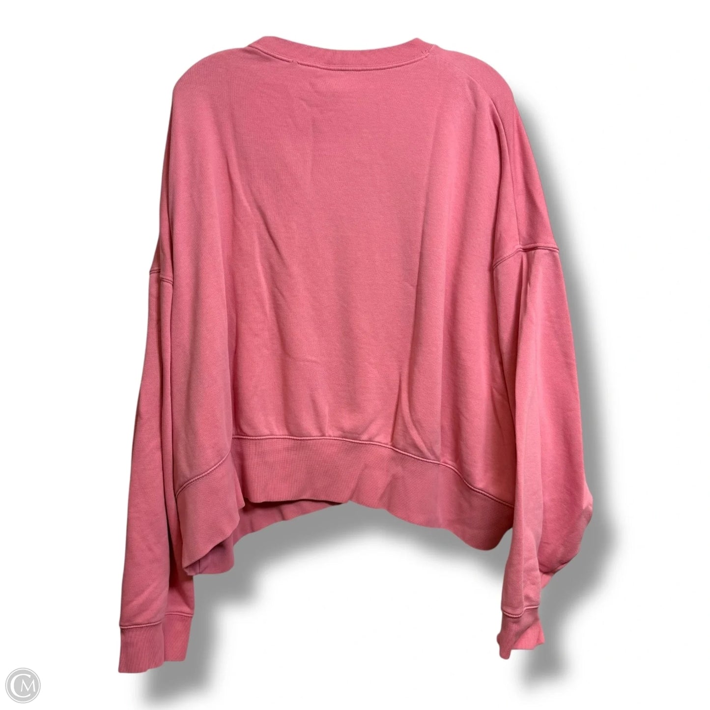 Sweatshirt Crewneck By Nike Apparel In Pink, Size: Xl