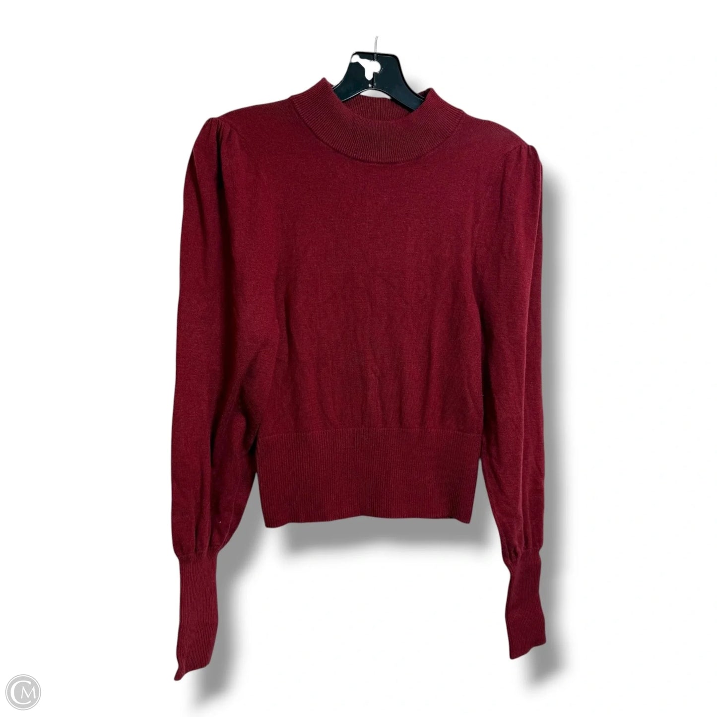 Sweater By Express In Maroon, Size: S
