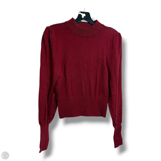 Sweater By Express In Maroon, Size: S