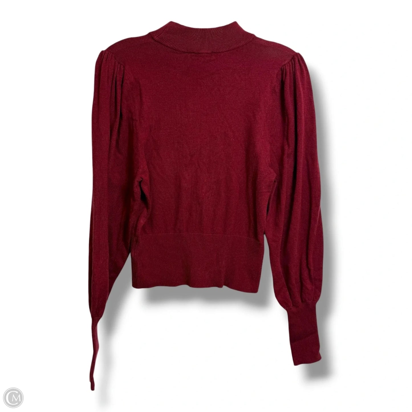 Sweater By Express In Maroon, Size: S