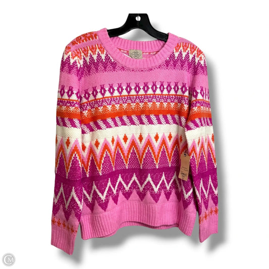 Sweater By St Johns Bay In Pink, Size: M