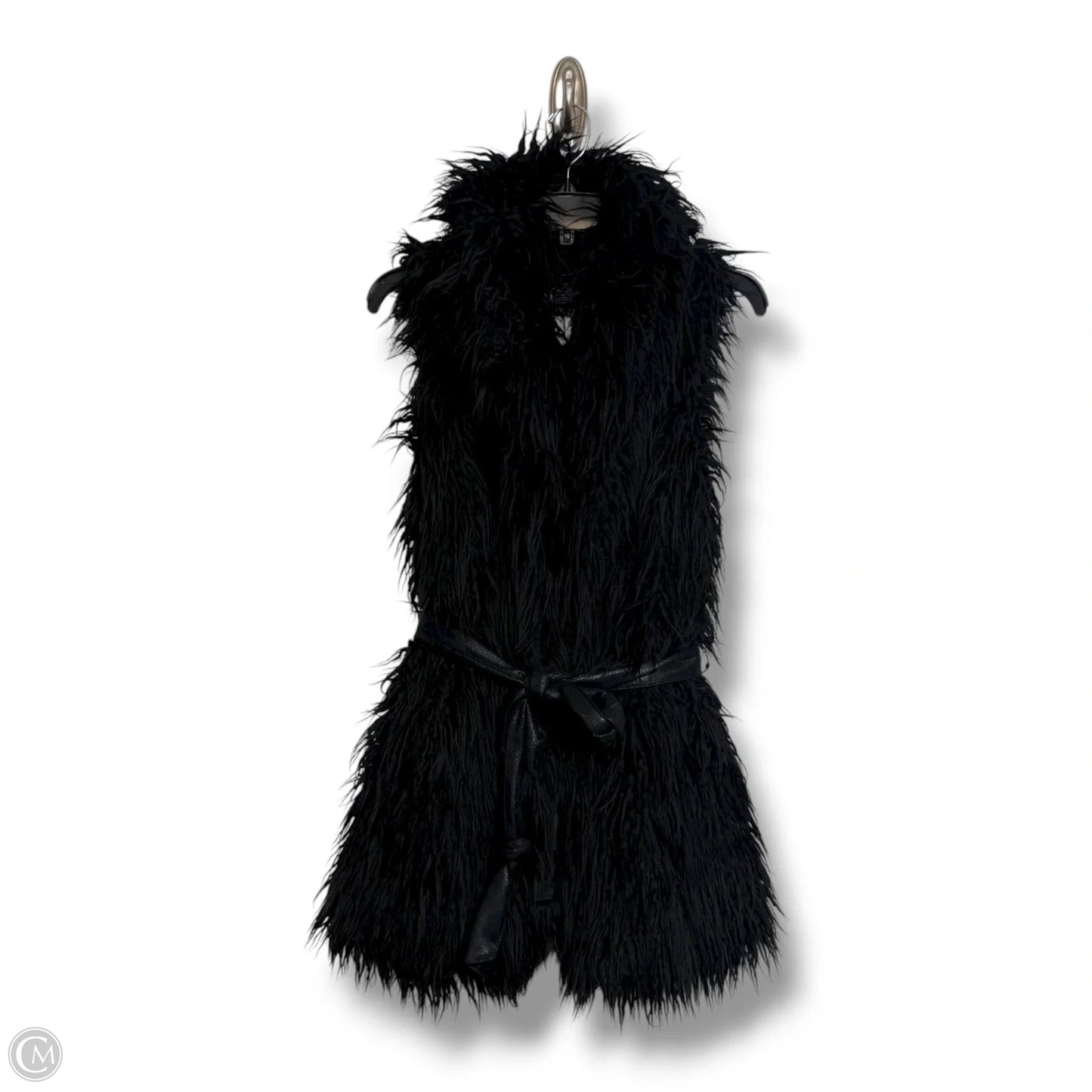 Vest Faux Fur & Sherpa By Inc In Black, Size: Xl