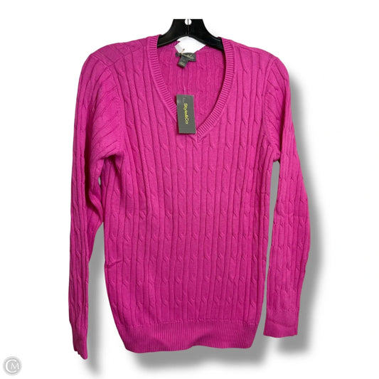 Sweater By Style And Company In Pink, Size: S