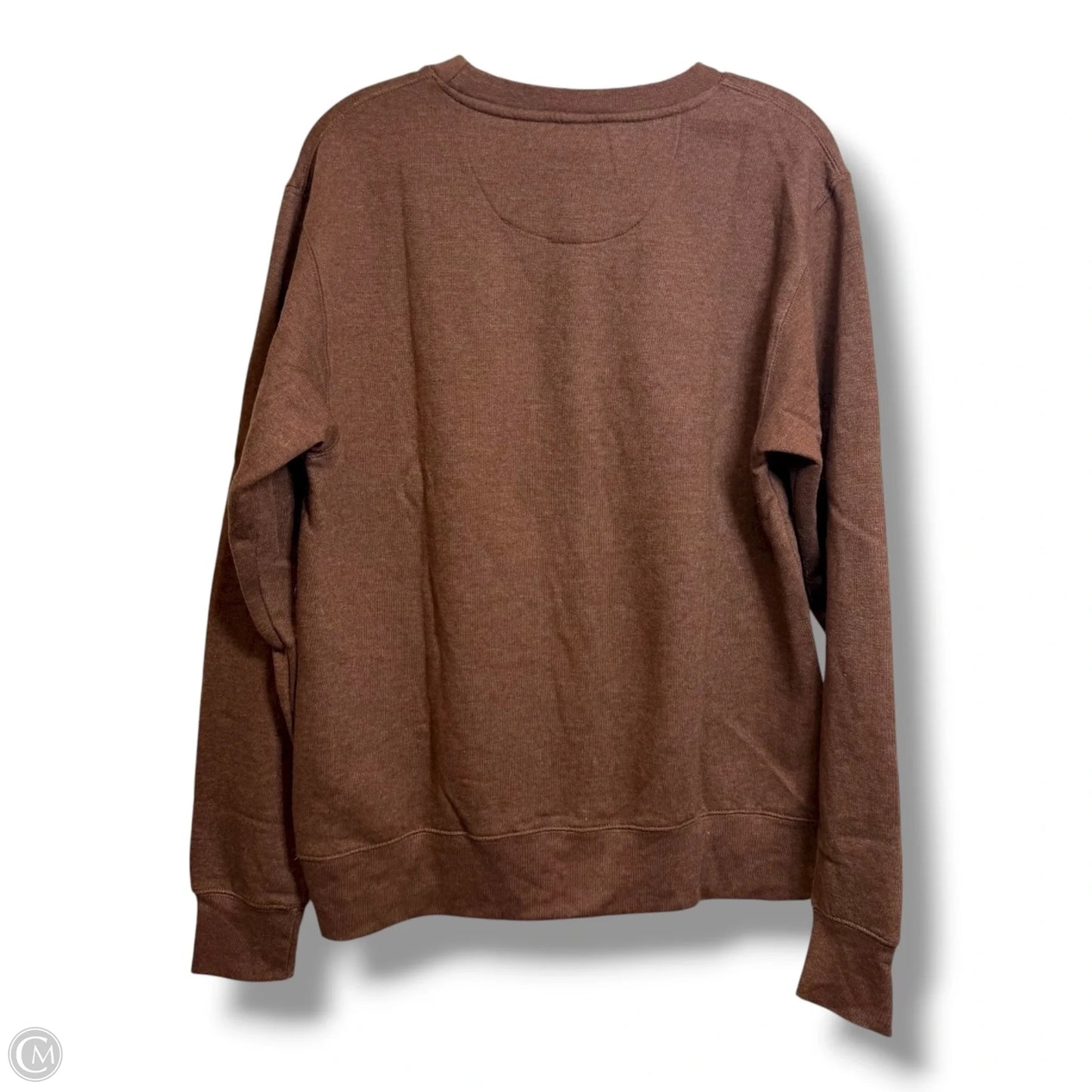 Sweatshirt Crewneck By Cmf In Brown, Size: S